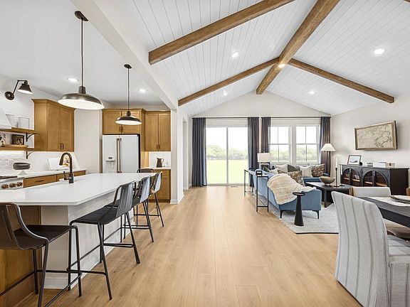 Kitchen open to great room