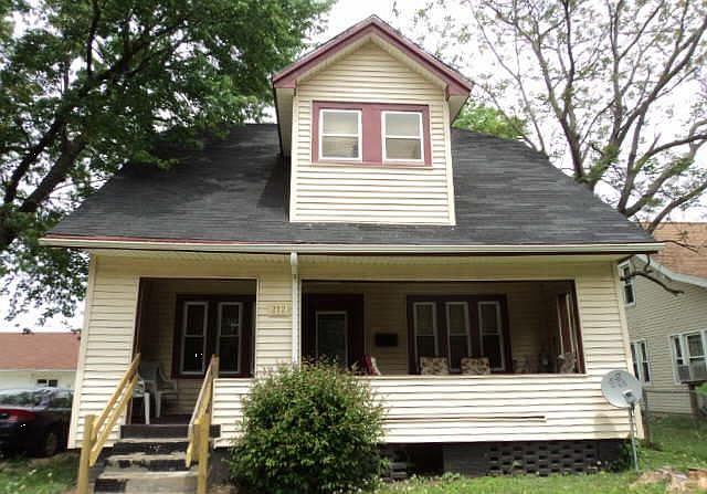 front yard and home