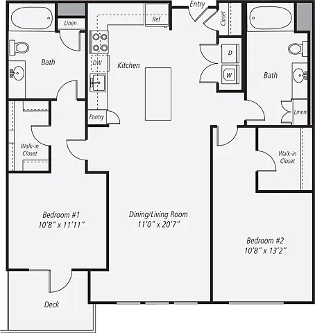 Floor plan Furnished-f-B1-1156-deck