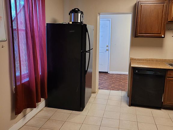 Kitchen view to laundry room