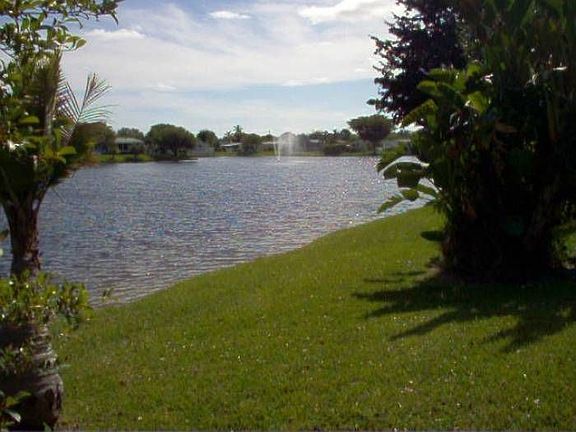 view of lake from side