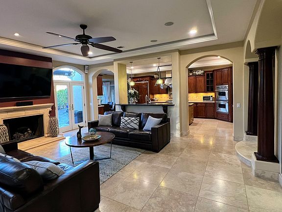 Living Area w/85" SmartTV and Apple TV