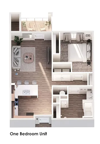 Floor plan 1 Bedroom