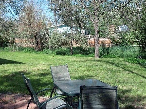 Large Backyard from patio