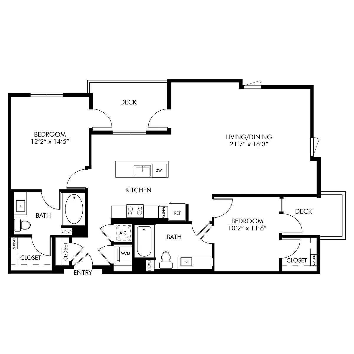 Floor plan B3e