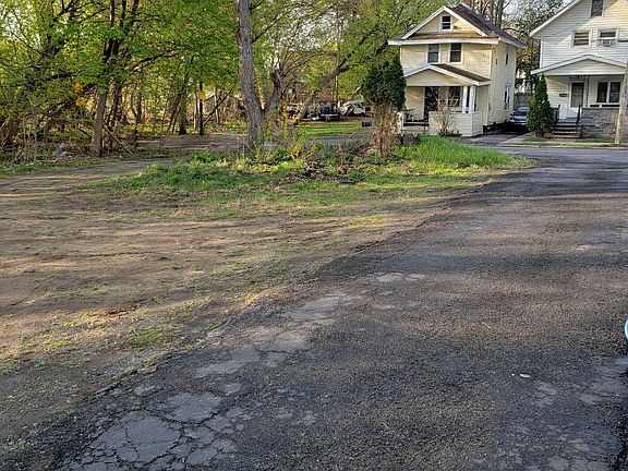 Looking from the garage towards the street. More yard.