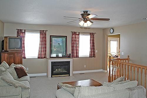Cozy fireplace