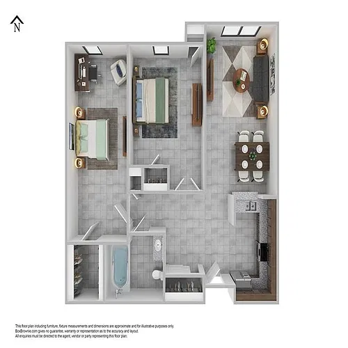 Floor plan 2 Bedroom