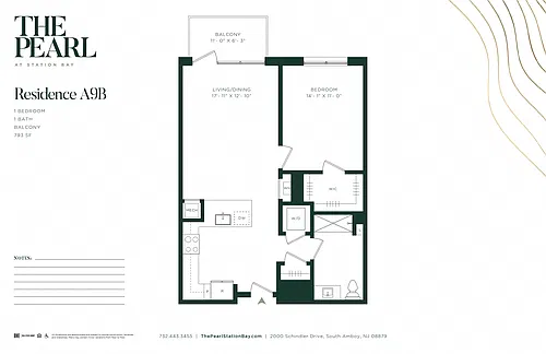 Floor plan A9B