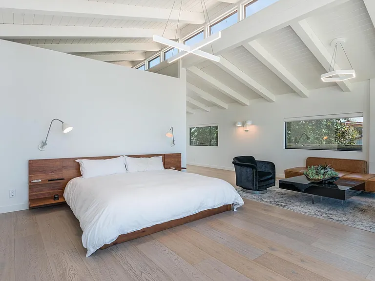 Master bedroom with ocean view