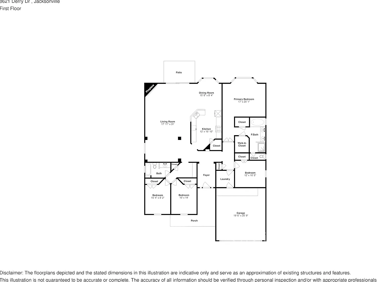 8621 Derry Dr Jacksonville, FL 32244 — Photo 2