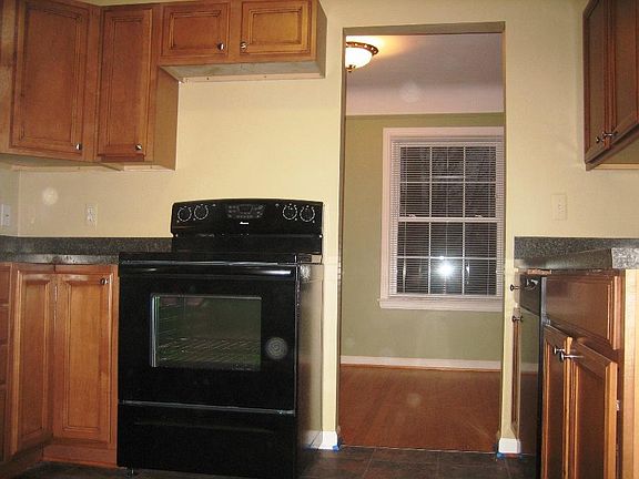 Kitchen leading into dining room.