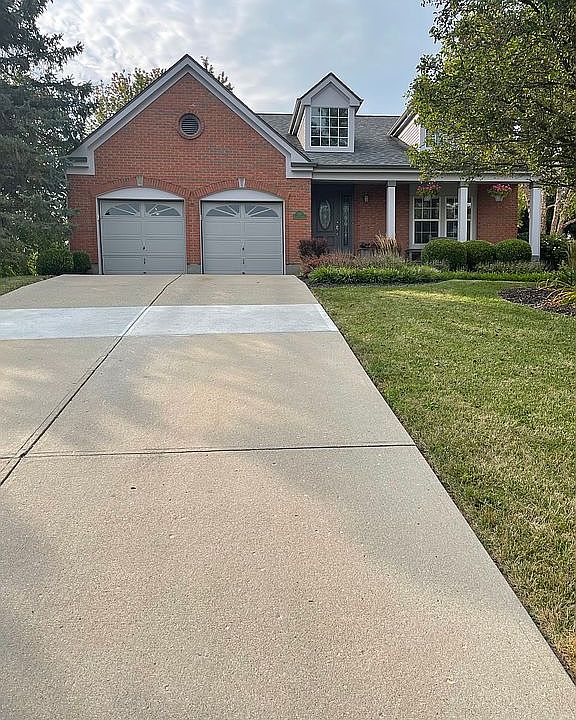 Front of the beautiful house