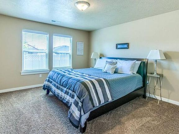 King Bedroom, this is the Master Bedroom located in the right rear of the home.