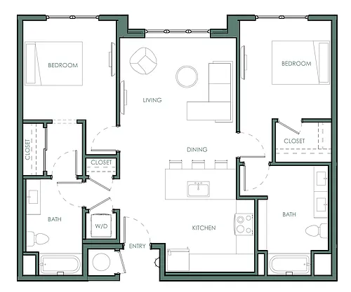 Floor plan Floorplan E