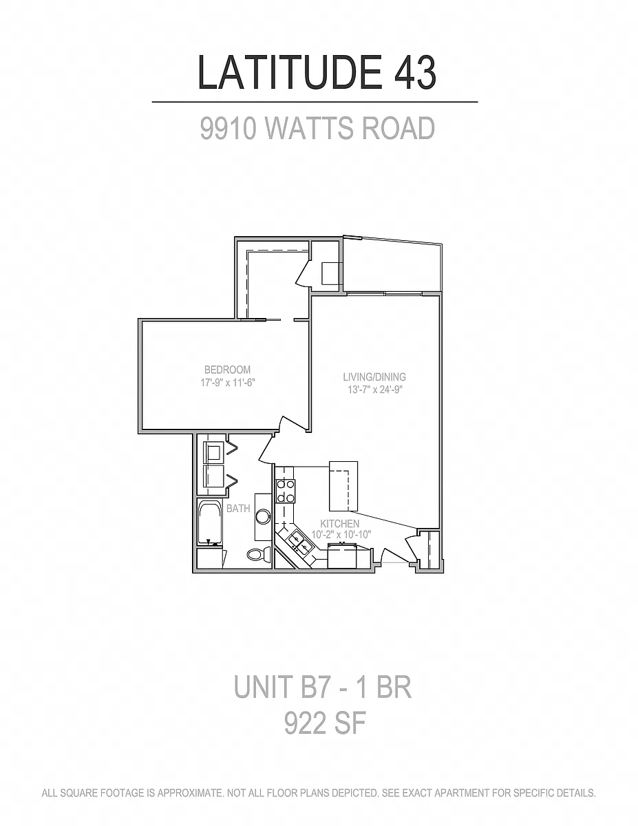 Floor plan B7