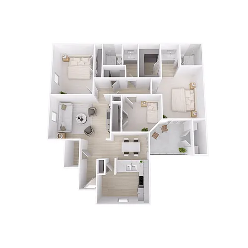 Floor plan C1 Renovated