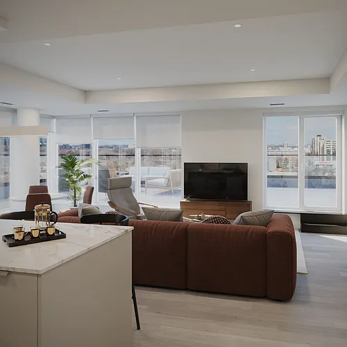 Floor plan 3 Bedroom + Den | Type 18N