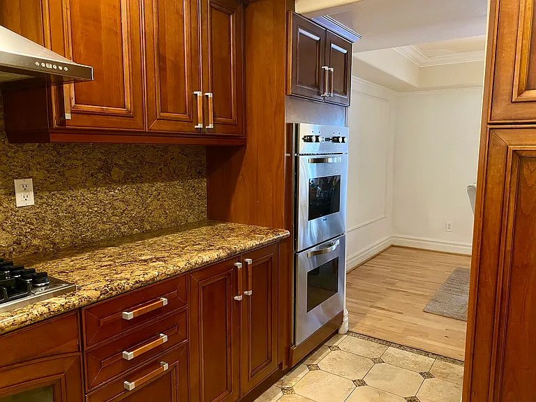 Double oven.