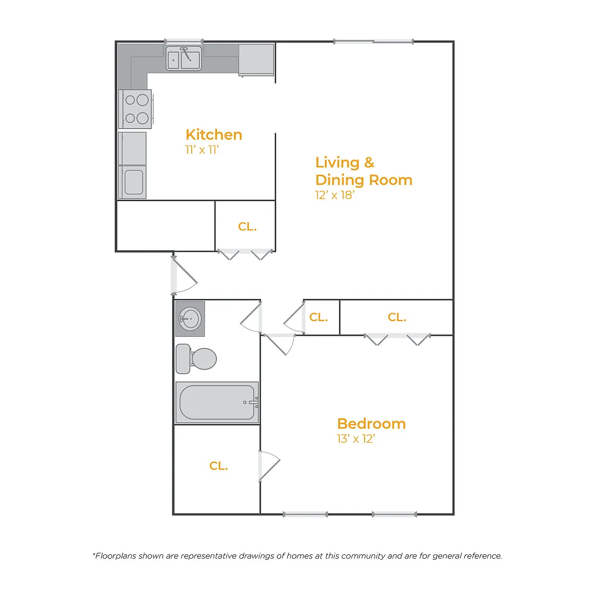 Floor plan Cincinnati 110