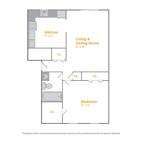 Floor plan Cincinnati 110