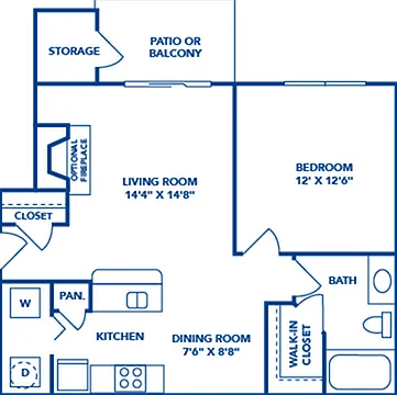 1 Bedroom | 1 Bath | 692 SF 1 Bedroom | 1 Bath | 692 SF