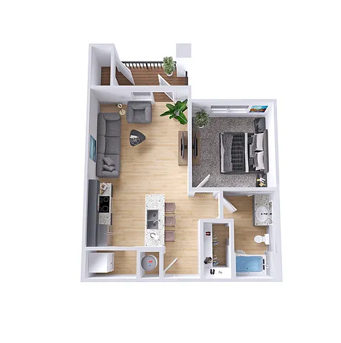Floor plan Comal
