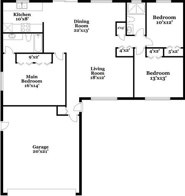 3 bed, 2.0 bath, 1381 sqft, $3,560 — Photo 2