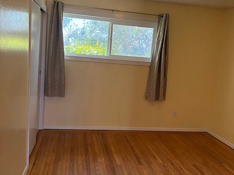 Second bedroom, hardwood floor
