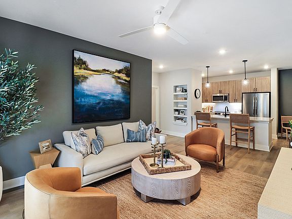 Thoughtfully designed one, two- or three-bedroom apartments and townhomes