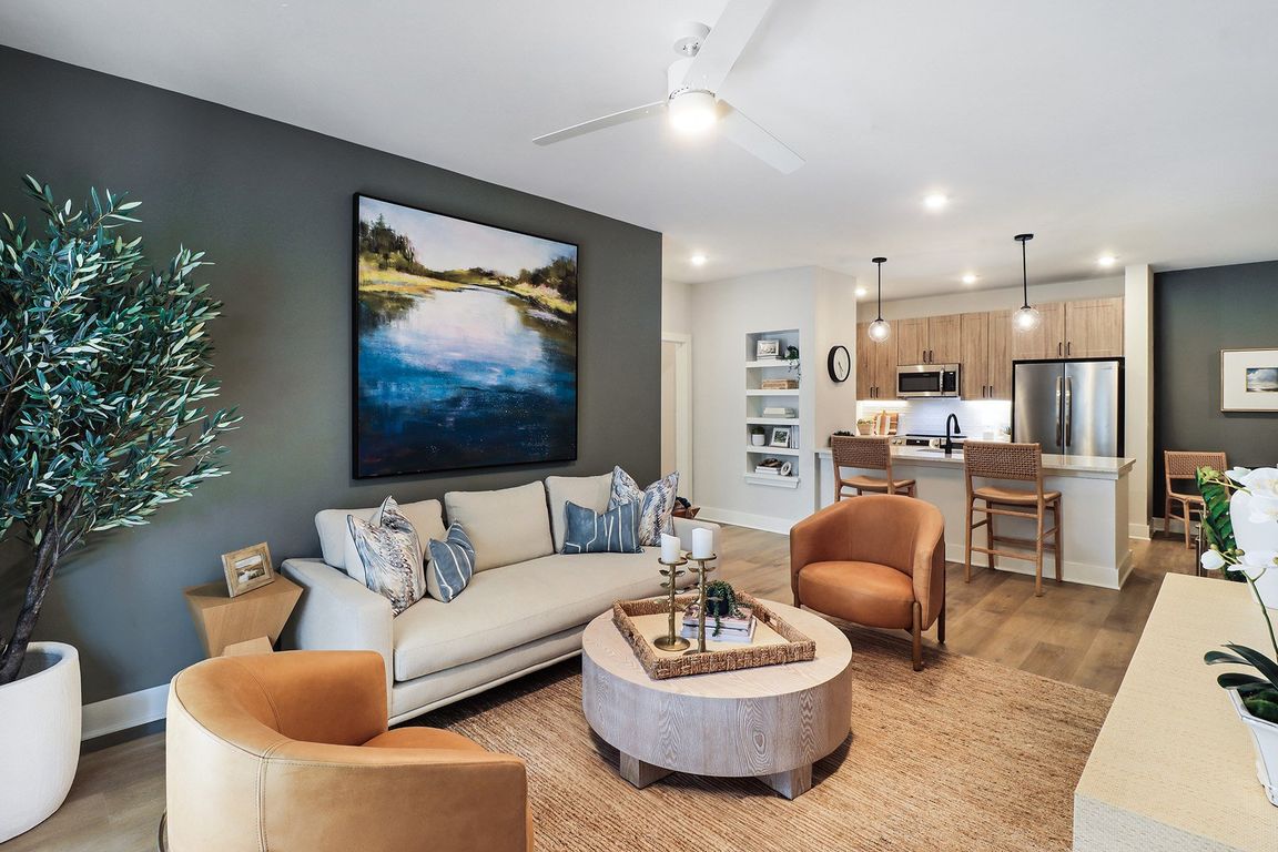 Thoughtfully designed one, two- or three-bedroom apartments and townhomes