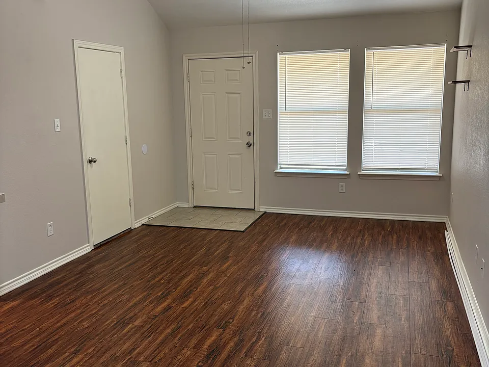 View of family room from kitchen