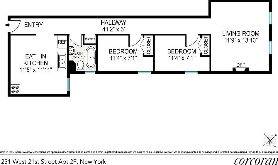 2nd image of 231 W 21st St APT 2F