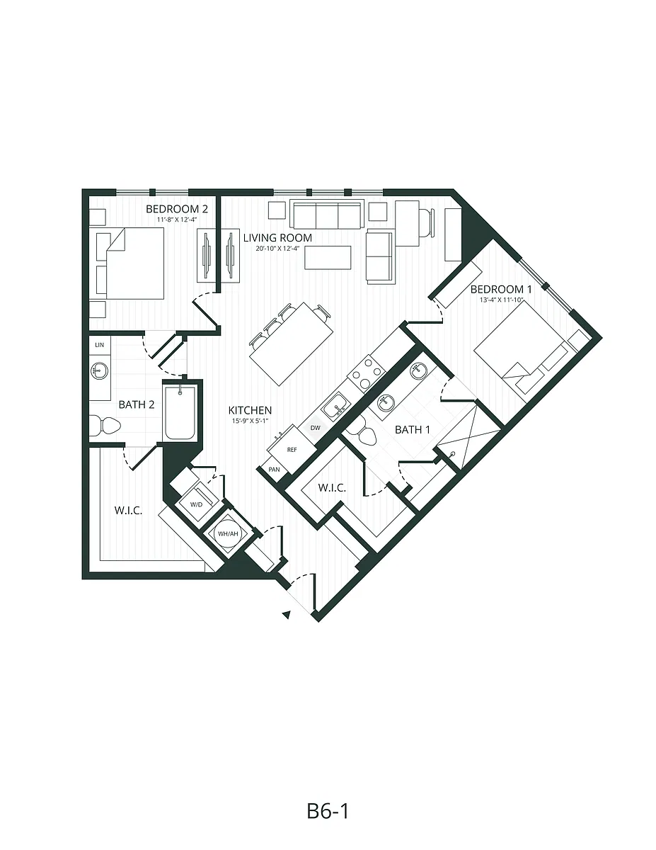 Floor plan B61