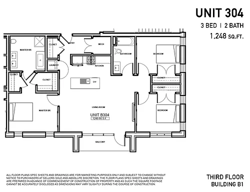 Floor plan B-304