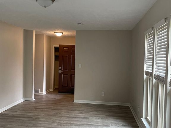 View of living room from front door