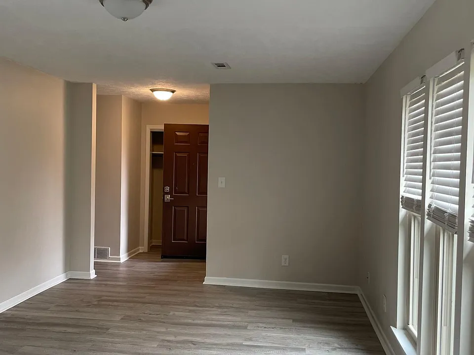 View of living room from front door