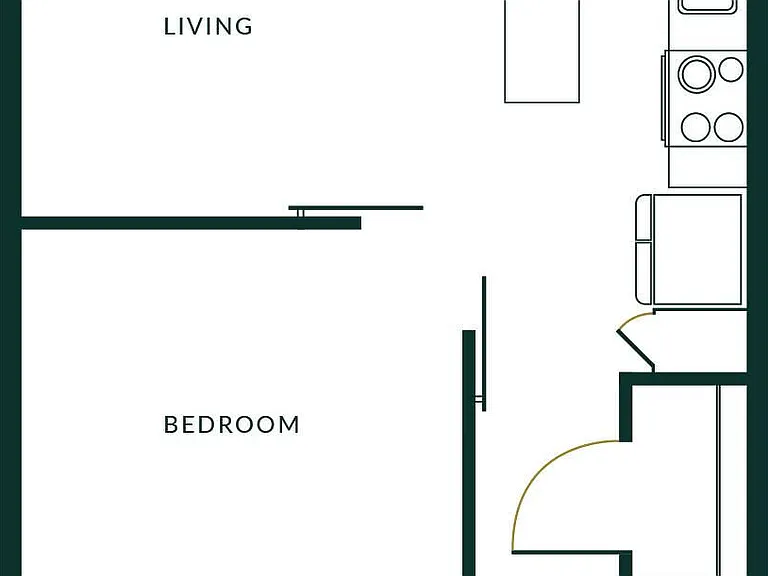 S1D floor plan The Hartley at Blue Hill