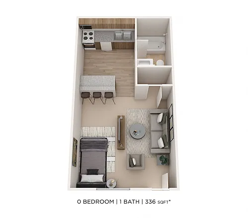 Floor plan Studio