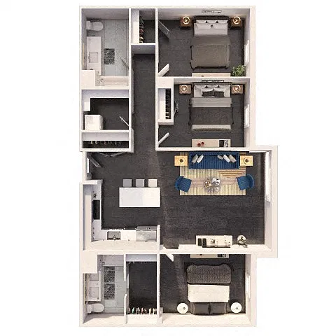 Floor plan 3 Bedroom Plus