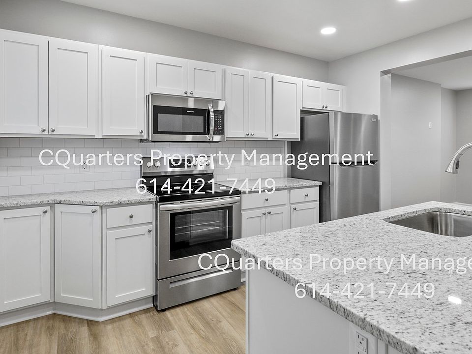 Granite countertops and stainless steel appliances in your new, modern layout luxury kitchen