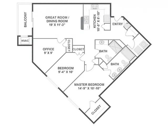 Floor plan Gleneagle