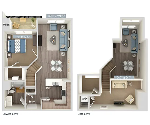 Floor plan A1L-438-439