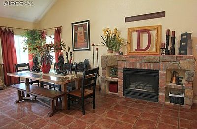 Dining Room with Fireplace