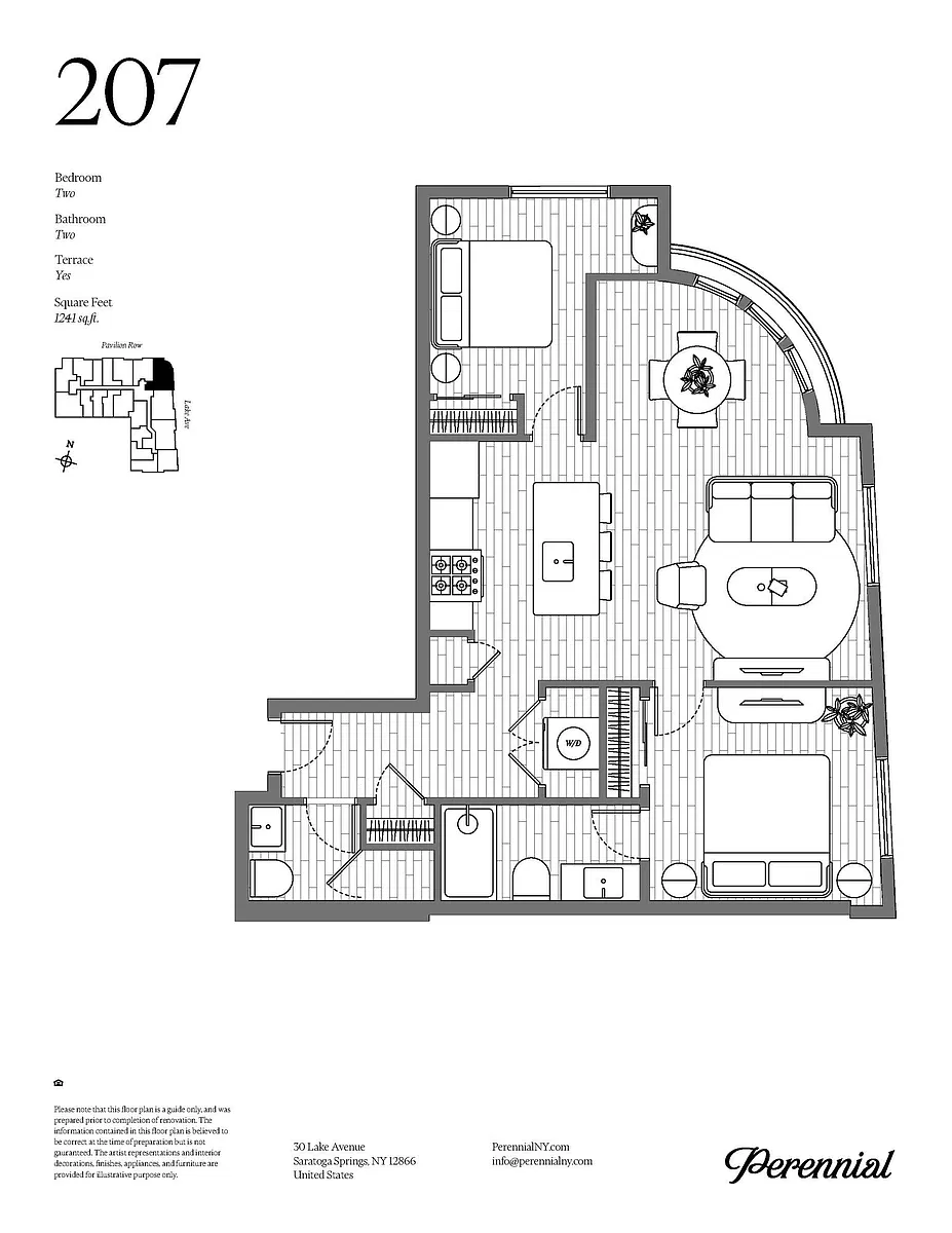 Floor plan 2 Bedroom