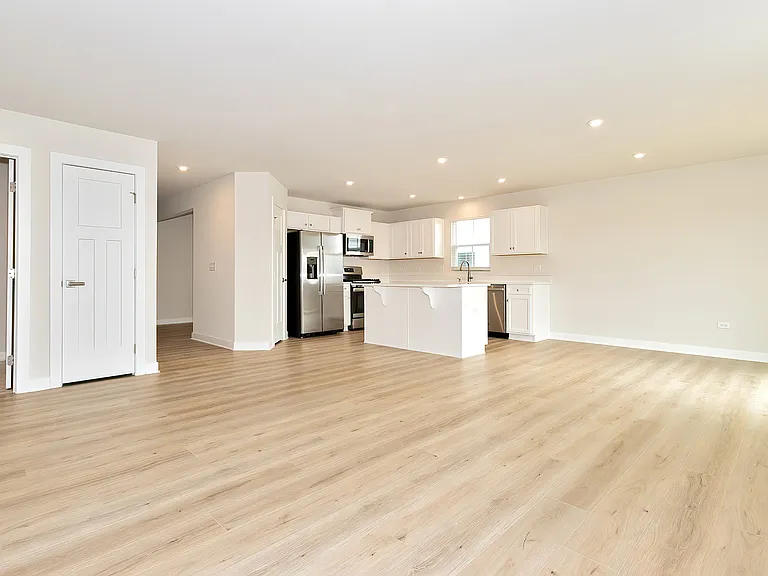 Open-Concept Living and Kitchen Space