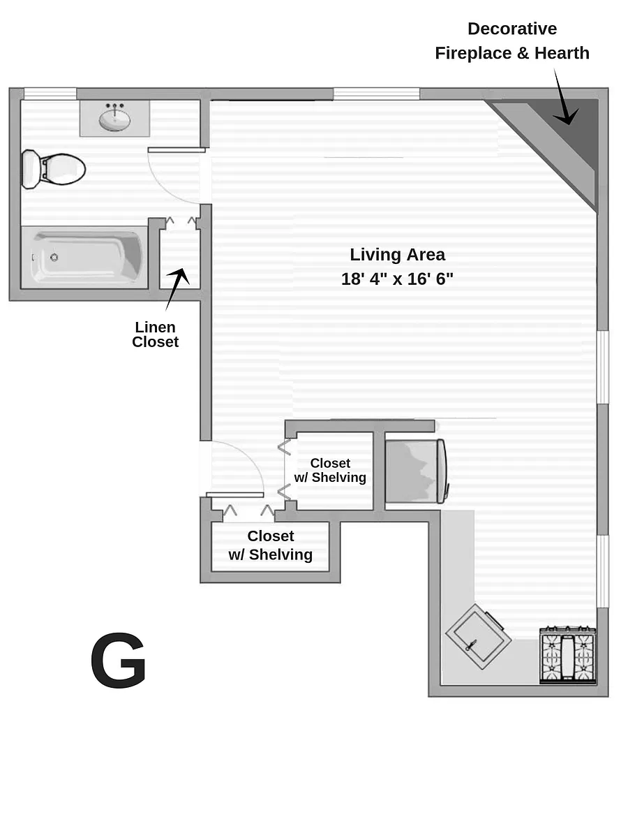 Floor plan G