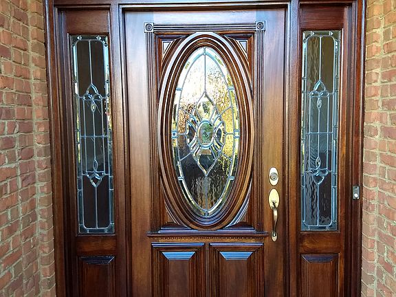 Front door close up