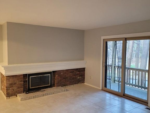 Living Room with private deck.