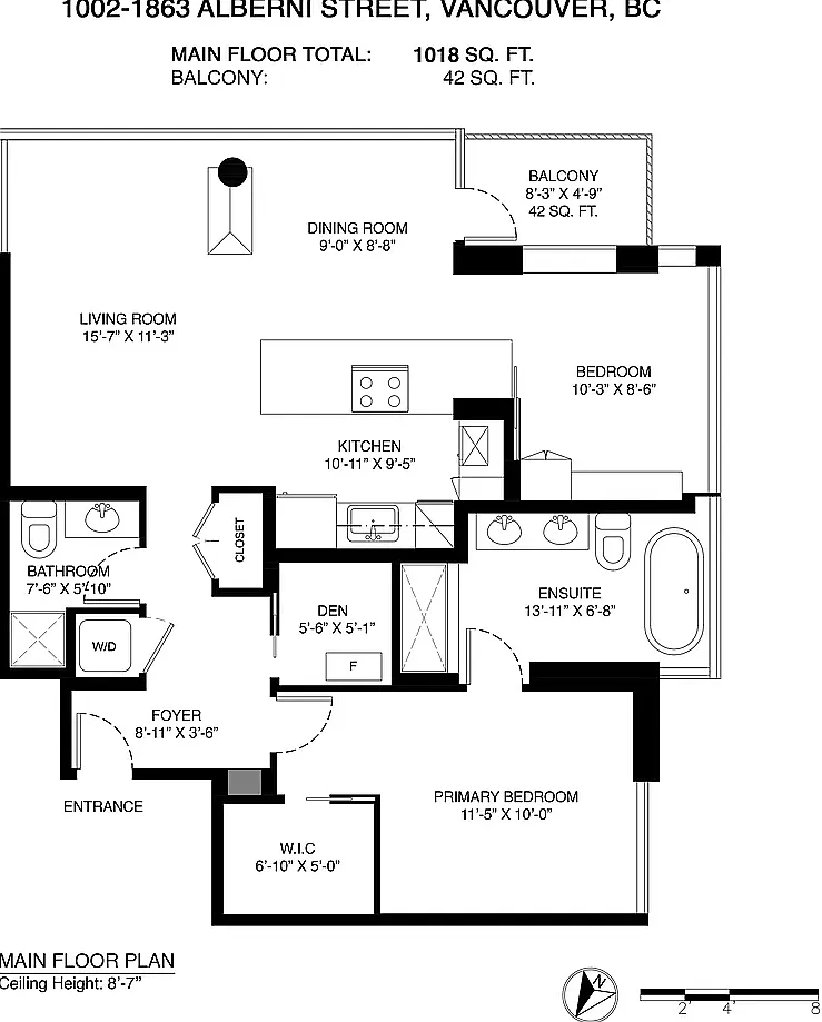 2 bed, 1018 sqft, $4,150 — Photo 1